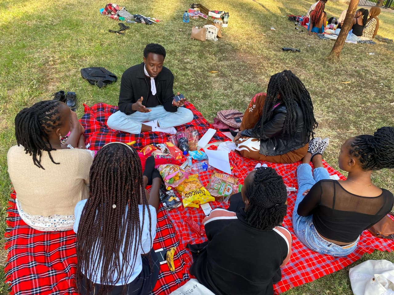 Snack Sharing and Camaraderie